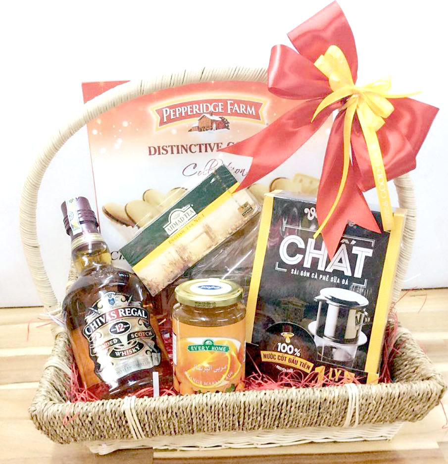 Giỏ quà tết 2018 đẹp mắt