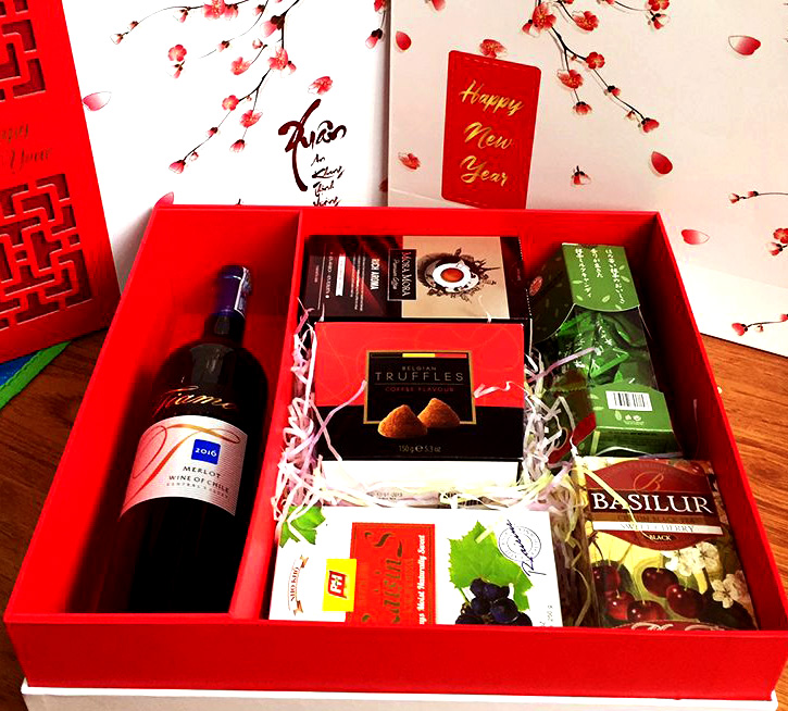 Hộp quà tết đẹp