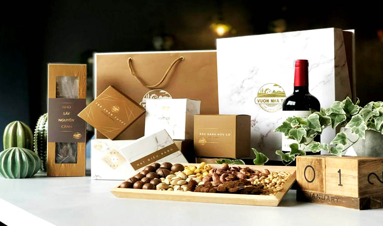 mua giỏ quà tết tại Đầu Tư Thanh