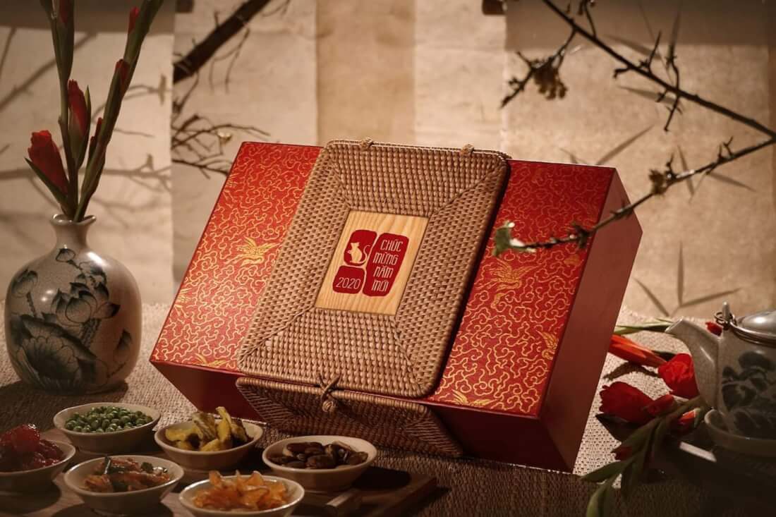 Hộp đựng quà tết 2022