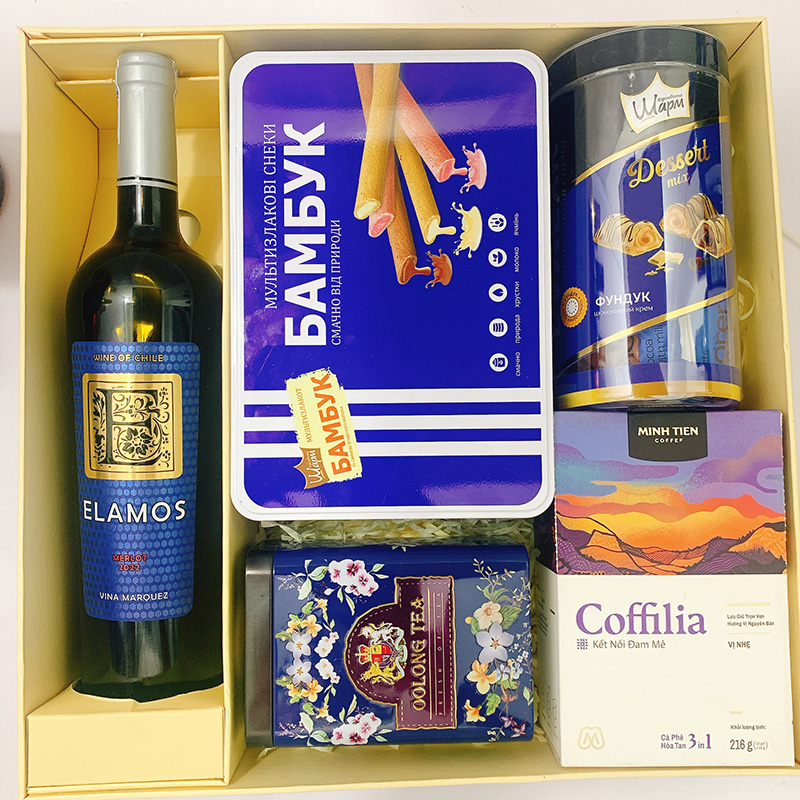 Hộp quà tặng tết khách hàng Đại Cát