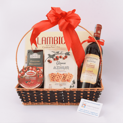 Giỏ quà tết 2024 sang trọng